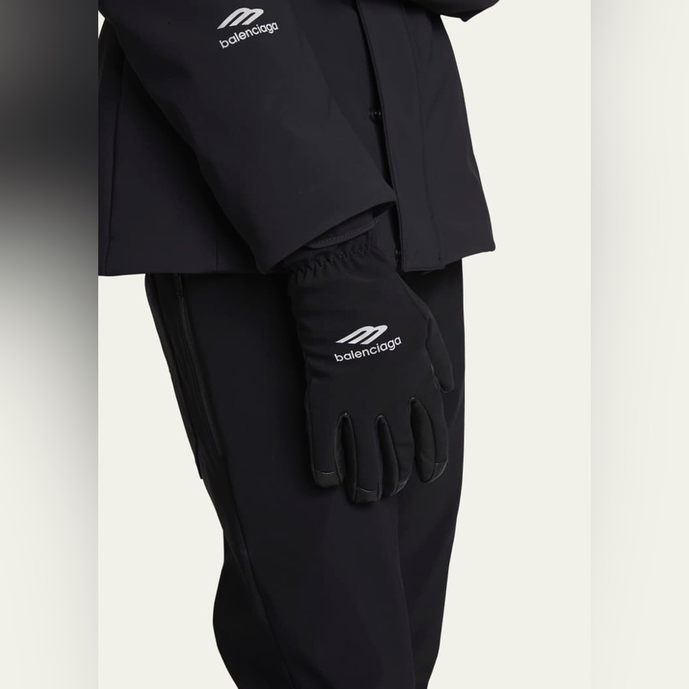 Balenciaga Skiwear Ski gloves leather gloves szS/M with dust bag Balenciaga Auth - Picture 12 of 14